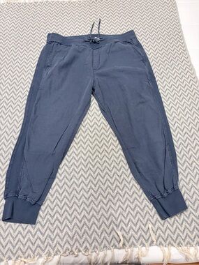 Gap Blue Linen Blend Jogger Pants XL